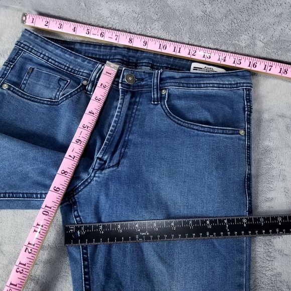 Búfalo David Bitton Jeans Mens 32×30 Blue Slim Stretch - Picture 4 of 11